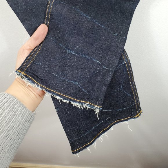 RAG & BONE Women's Blue Mid-rise Distressed Jeans - Picture 6 of 10